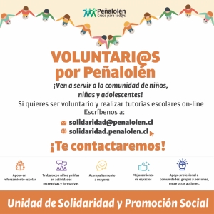 Voluntarios por Peñalolén se reúnen para fortalecer su labor en la comunidad