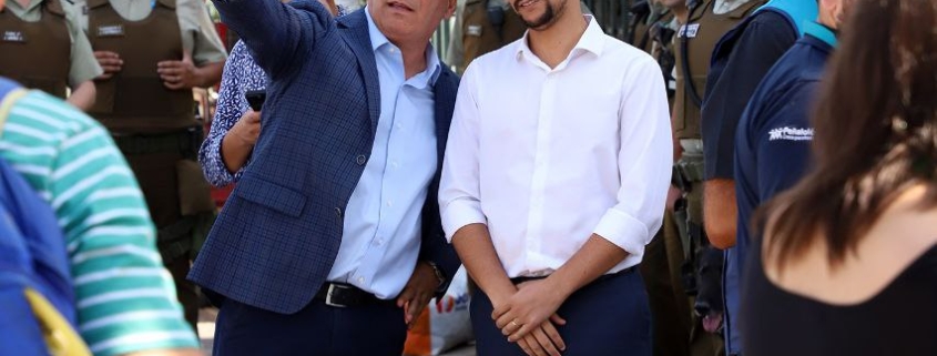 Delegado Duran y Alcalde Concha